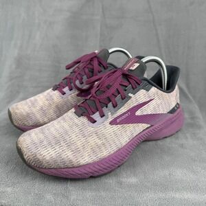 Brooks Launch‎ 8 Womens Running Shoes Purple Gray Athletic Sneakers Size 9